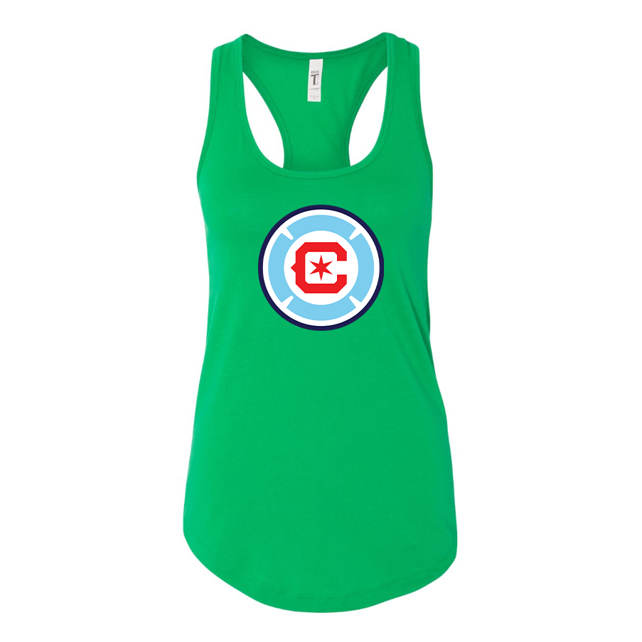 Women's Chicago fire Soccer Racerback Tank Top