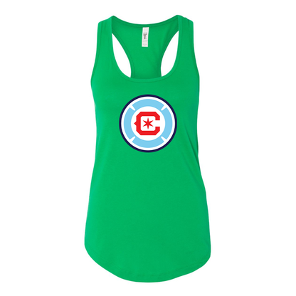 Women's Chicago fire Soccer Racerback Tank Top