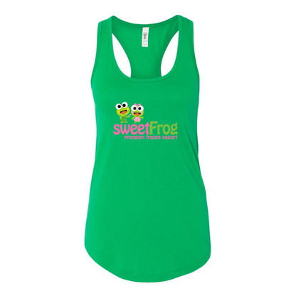 Women's Sweet Frog Frozen Racerback Tank Top