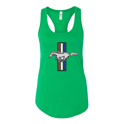 Women's Mustang Racerback Tank Top
