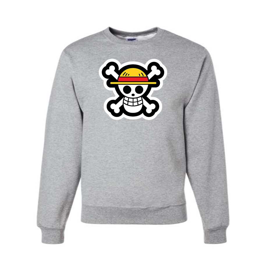 Men's Straw Hat  Crewneck Sweatshirt