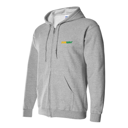 Men's Subway  Zipper Hoodie