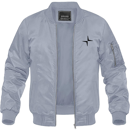 Men's Polestar Electric Car Lightweight Bomber Jacket Windbreaker Softshell Varsity Jacket Coat