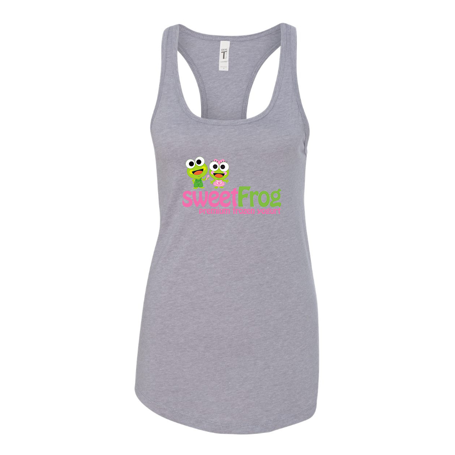 Women's Sweet Frog Frozen Racerback Tank Top