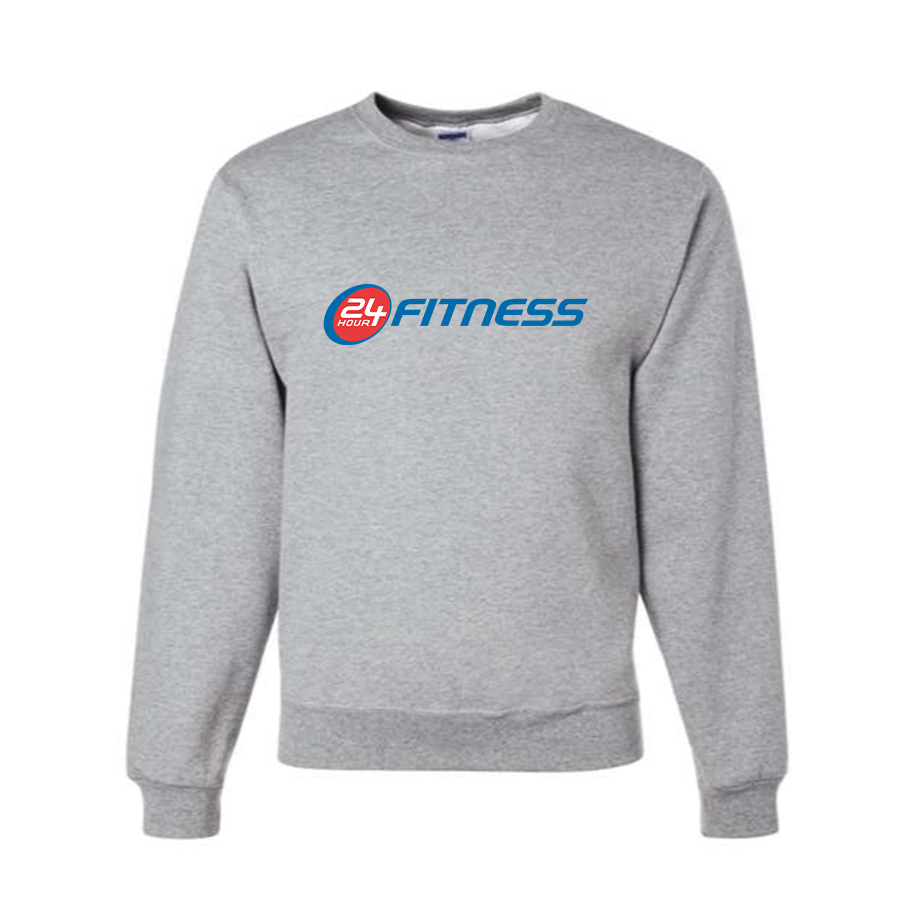 Men's 24 Hour Fitness Crewneck Comfy Sweatshirt