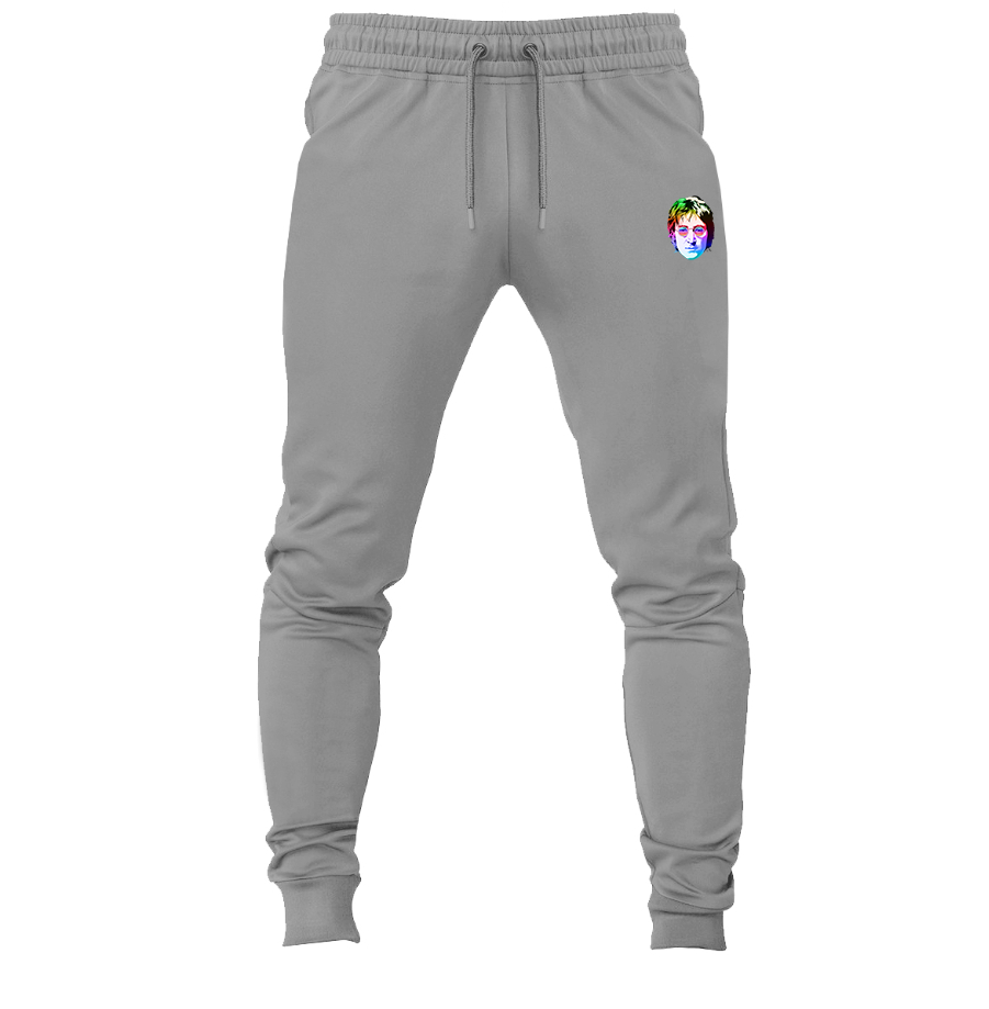 Men's John Lennon Face Art Music Joggers Sweatpants