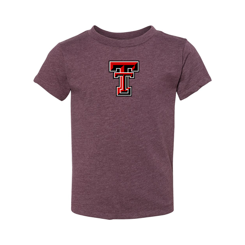 Texas Tech Red Raiders  BELLA  CANVAS Toddler Jersey Tee