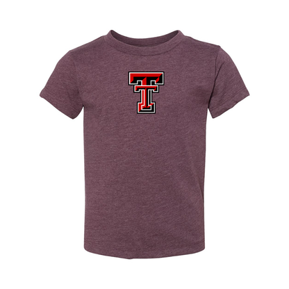 Texas Tech Red Raiders  BELLA  CANVAS Toddler Jersey Tee
