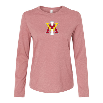 BELLA CANVAS Women’s VMI Keydets Jersey Long Sleeve Tee