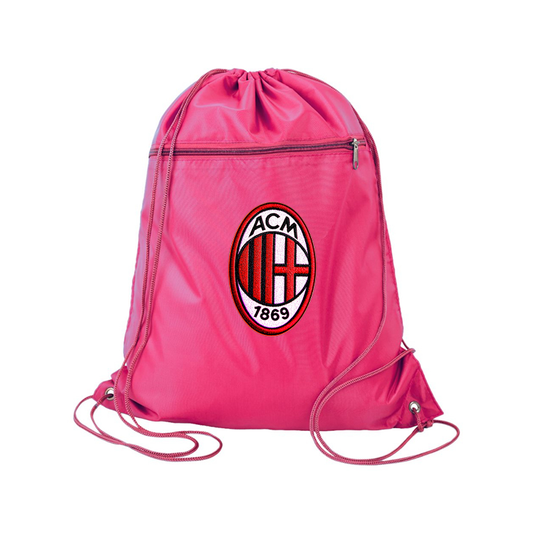 AC Milan Embroidered Q-Tees - Polyester Cinchpack