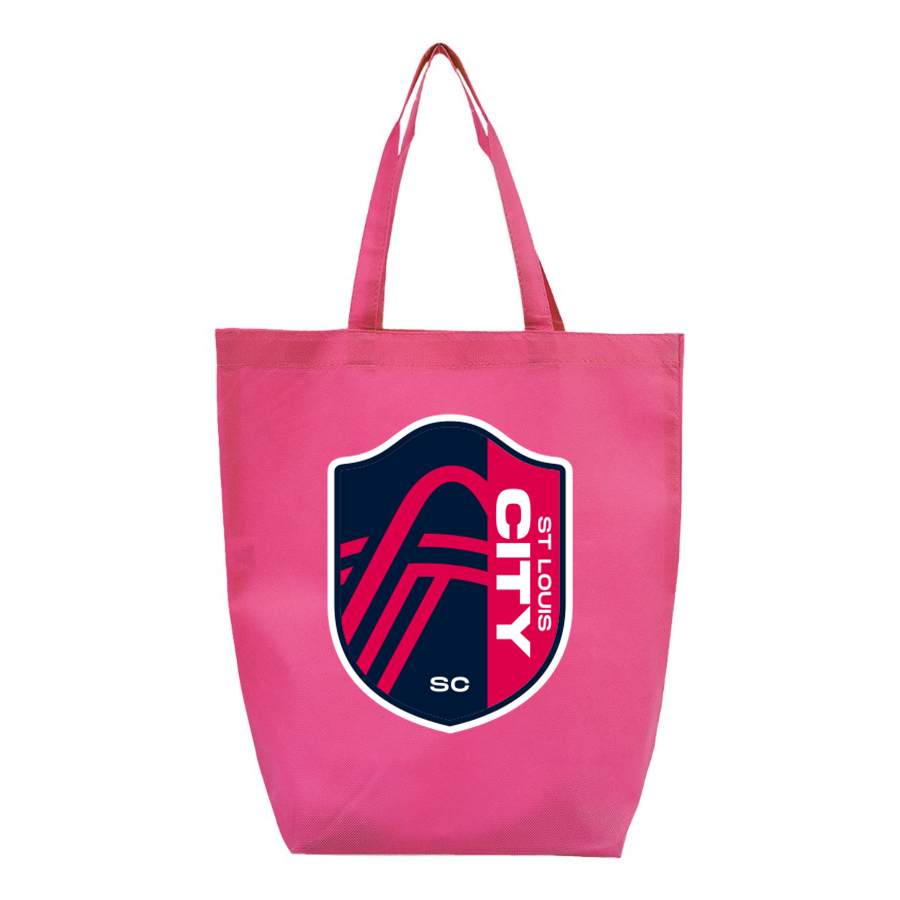 St. Louis City Soccer Q-Tees Non-Woven Gusset Bottom Tote