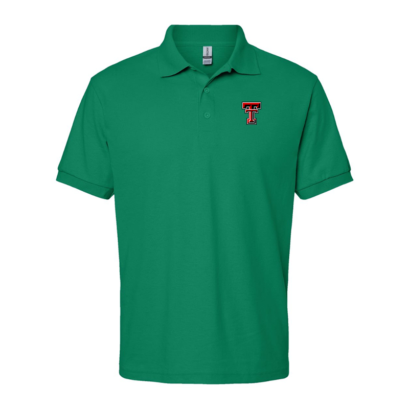 Men's Texas Tech Red Raiders  Gildan Dry Blend Jersey Polo