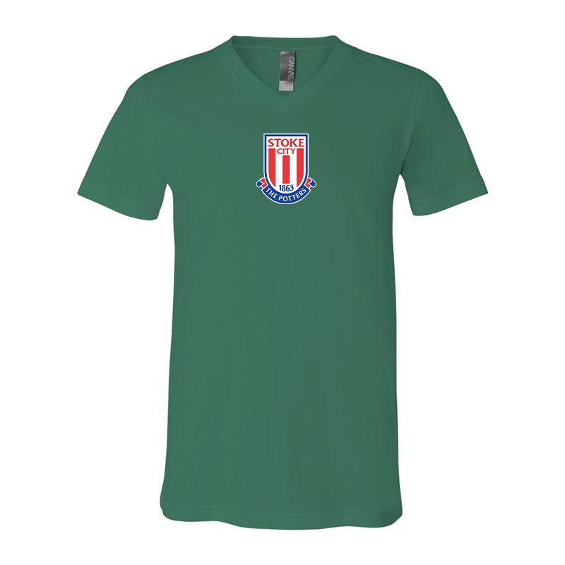 Stoke City Soccer  BELLA  CANVAS - Jersey V-Neck T-Shirt
