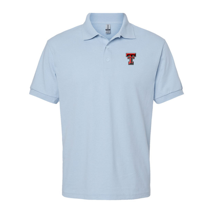 Men's Texas Tech Red Raiders  Gildan Dry Blend Jersey Polo