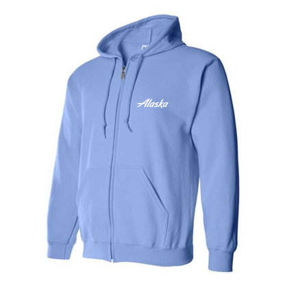 Men's Alaska Airline Zipper Hoodie