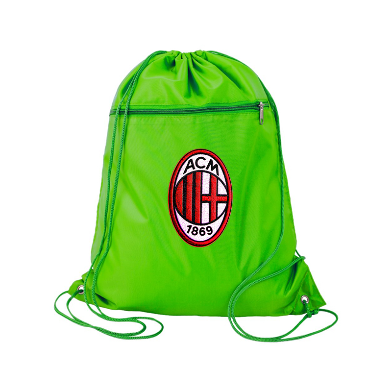 AC Milan Embroidered Q-Tees - Polyester Cinchpack