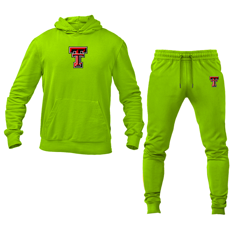 Men's Texas Tech Red Raiders  Hoodie Joggers Set