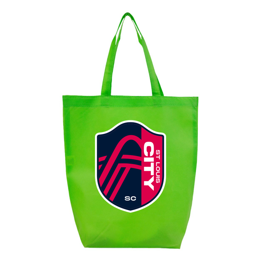 St. Louis City Soccer Q-Tees Non-Woven Gusset Bottom Tote