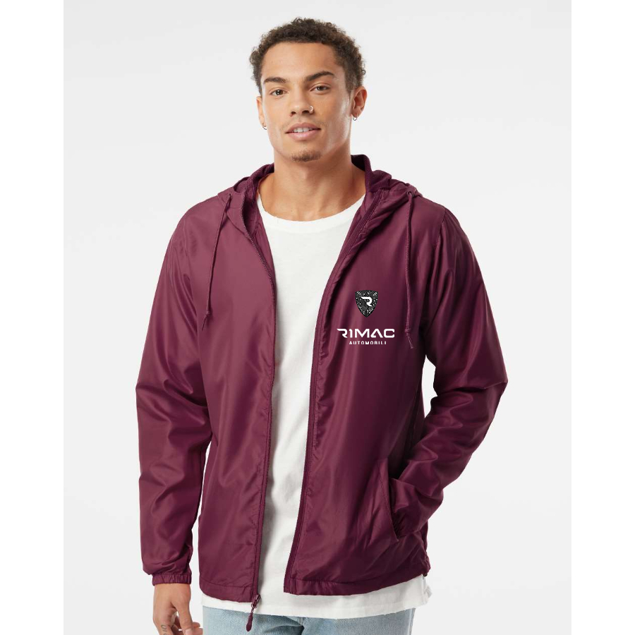 Men's Rimac Automobili Independent Trading Co Lightweight Windbreaker Full-Zip Jacket