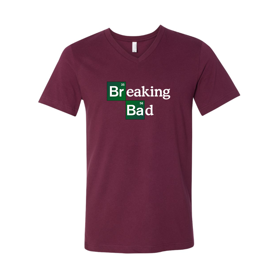 Men's Breaking Bad BELLA + CANVAS - Jersey V-Neck T-Shirt