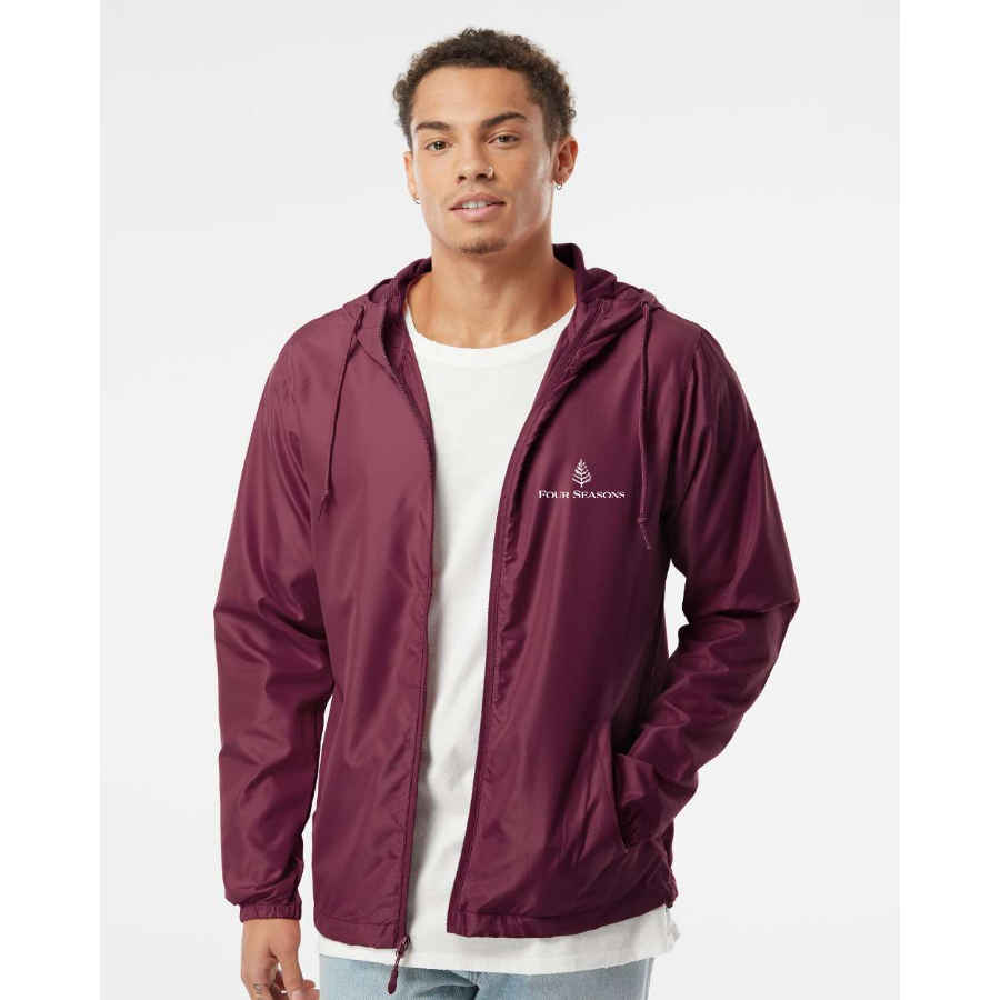 Men's  Four Seasons Independent Trading Co Lightweight Windbreaker Full-Zip Jacket