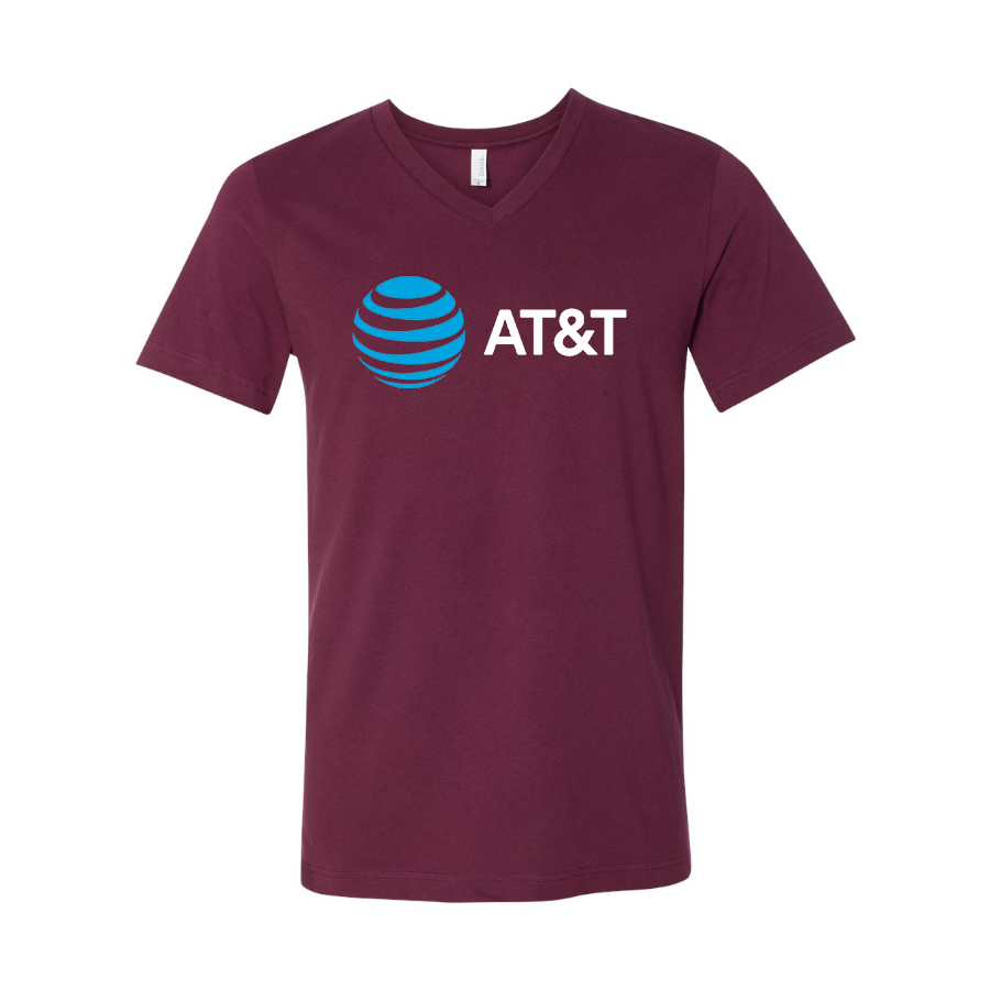 Men's AT&T BELLA + CANVAS - Jersey V-Neck T-Shirt