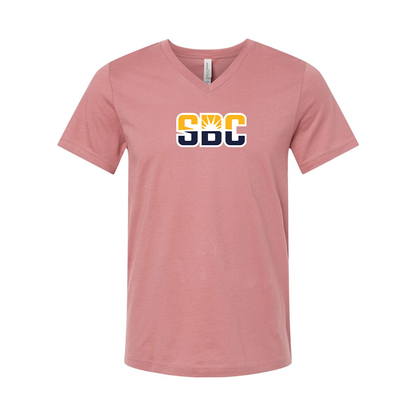 Sun Belt Conference  BELLA  CANVAS - Jersey V-Neck T-Shirt