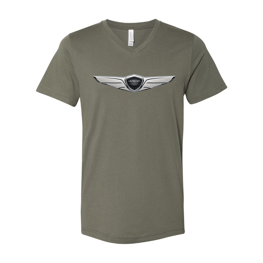 Men's Genesis Car BELLA + CANVAS - Jersey V-Neck T-Shirt