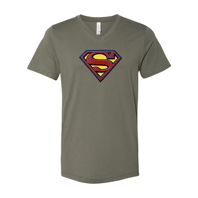 (Design Here) BELLA  CANVAS - Jersey V-Neck T-Shirt