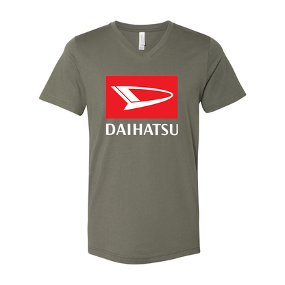 Men's Daihatsu Car Truck BELLA + CANVAS - Jersey V-Neck T-Shirt