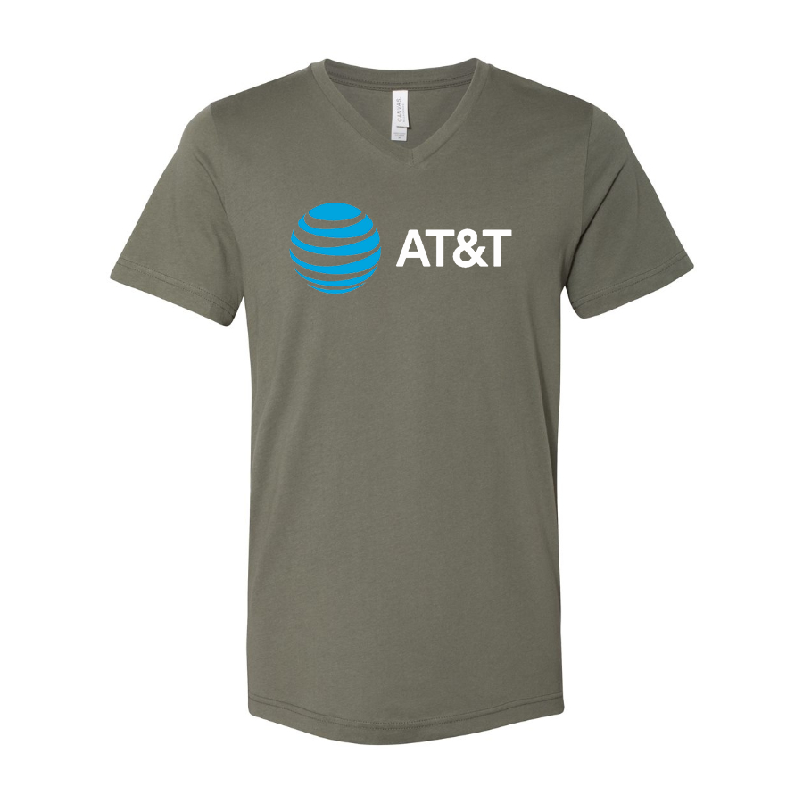 Men's AT&T BELLA + CANVAS - Jersey V-Neck T-Shirt