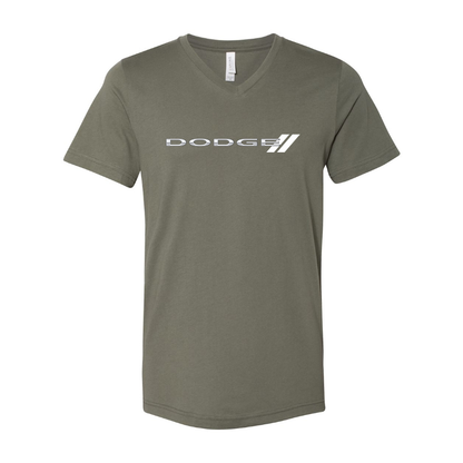 Men's Dodge Car  BELLA + CANVAS - Jersey V-Neck T-Shirt