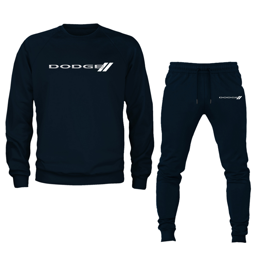 Men's Dodge Car  Crewneck Sweatshirt Joggers Suit