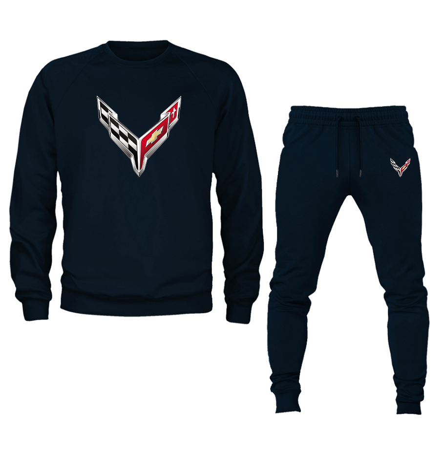 Men's Chevrolet Crewneck Sweatshirt Joggers Suit