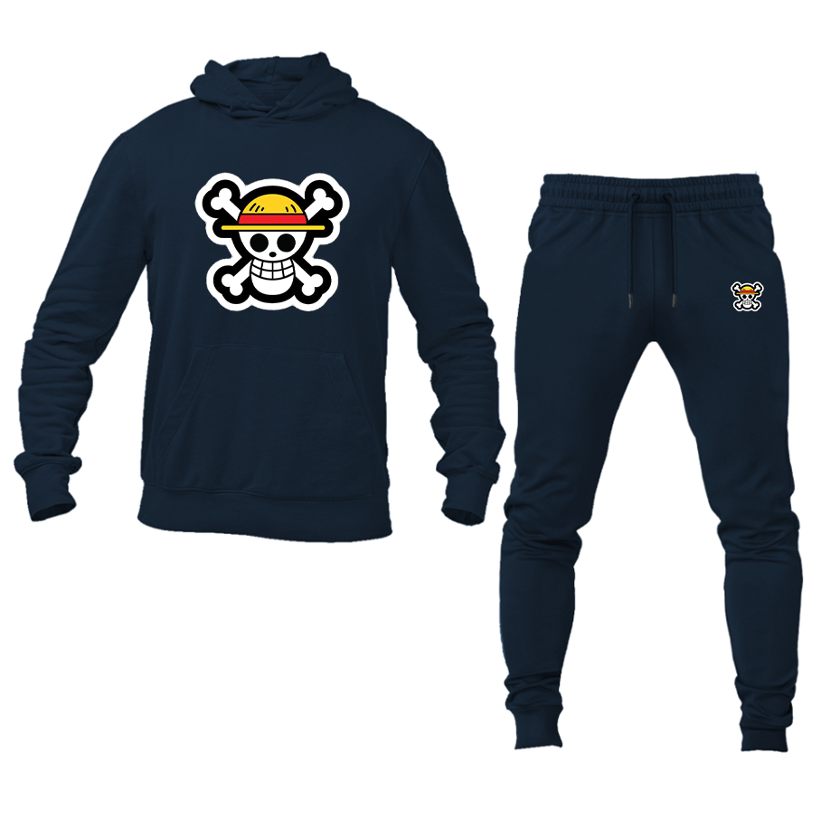 Men's Strawhat Pullover Hoodie Joggers Set