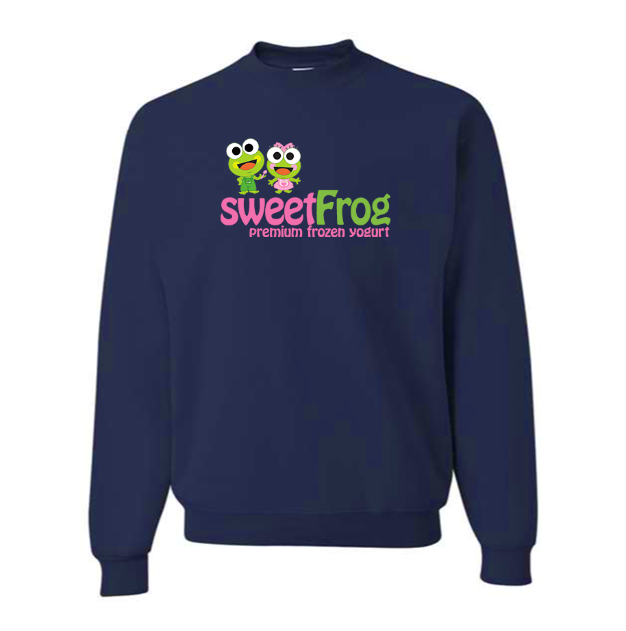 Men's Sweet Frog Frozen Crewneck Sweatshirt