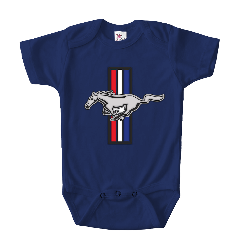 Mustang  Baby Romper Onesie