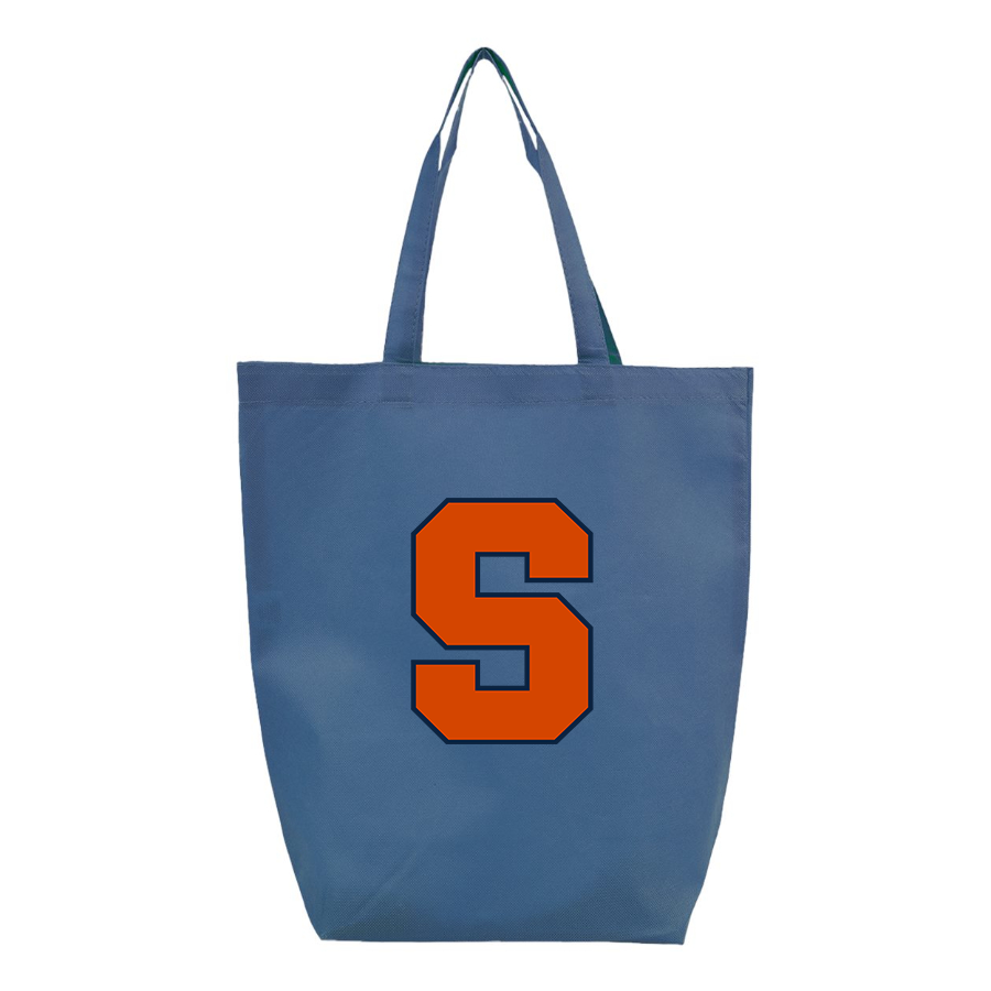 Syracuse Orange Q-Tees Non-Woven Gusset Bottom Tote