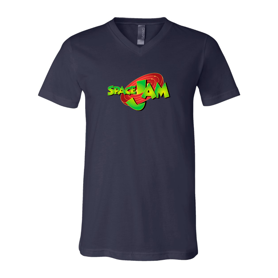 Men's Space Jam BELLA + CANVAS - Jersey V-Neck T-Shirt