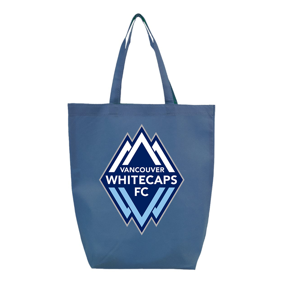 Vancouver Whitecaps FC Q-Tees Non-Woven Gusset Bottom Tote