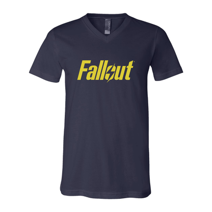 Men's Fallout BELLA + CANVAS - Jersey V-Neck T-Shirt