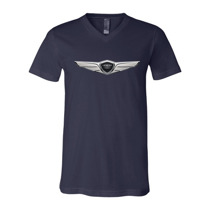 Men's Genesis Car BELLA + CANVAS - Jersey V-Neck T-Shirt