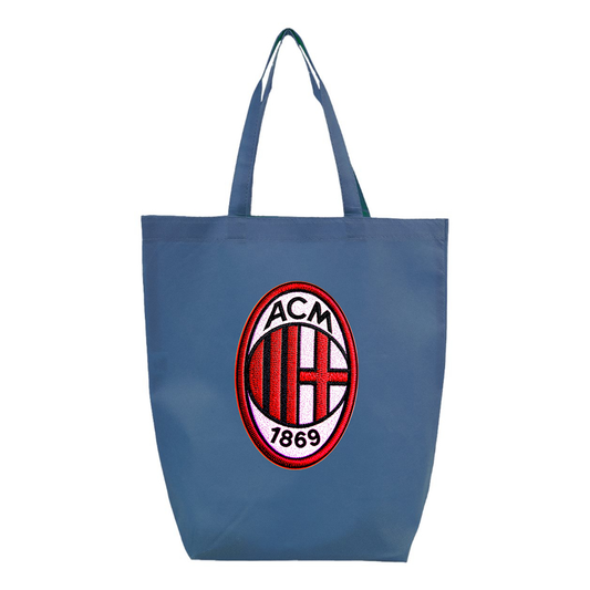 AC Milan Embroidered Q-Tees Non-Woven Gusset Bottom Tote