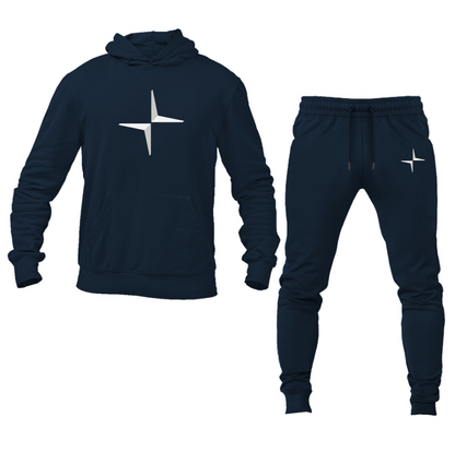 Men's Polestar Electric Car Hoodie Joggers Set