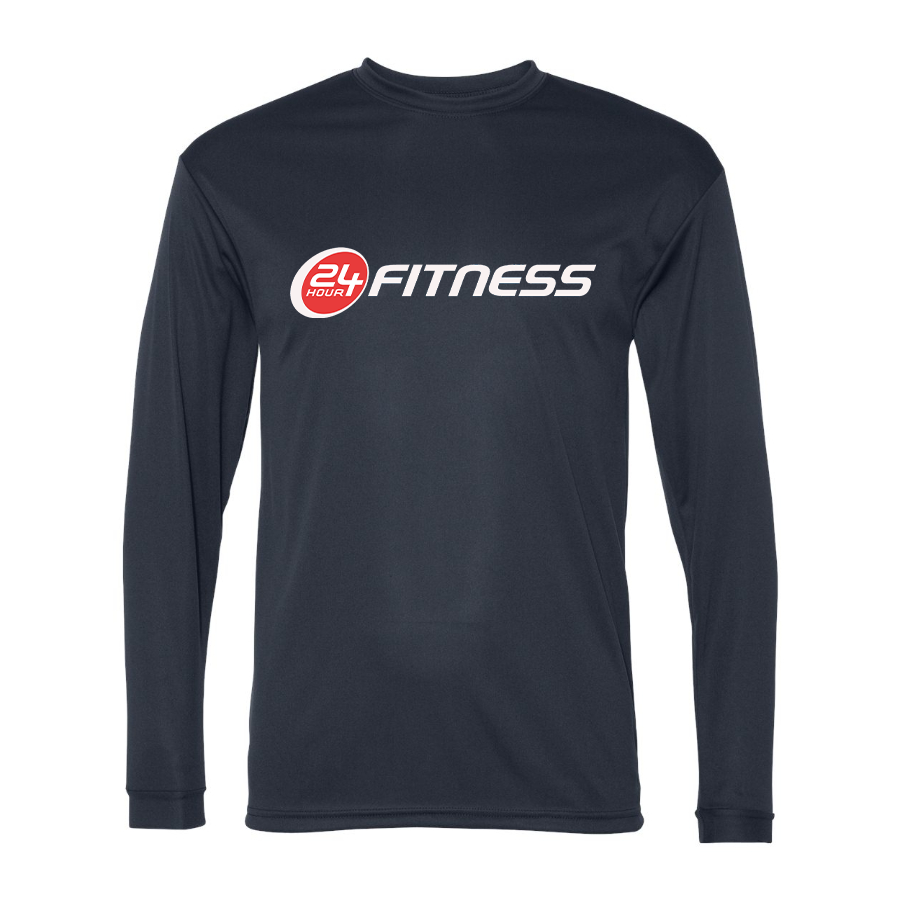 Men's 24 Hour Fitness Performance Long Sleeve T-Shirt