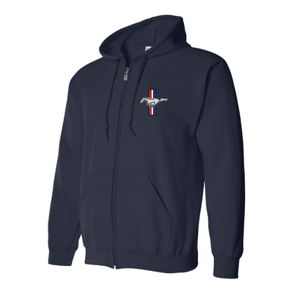 Men's Mustang Zipper Hoodie