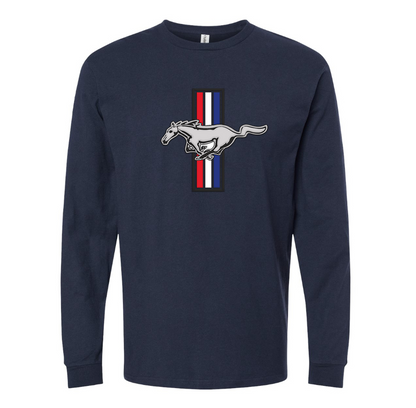 Men's Mustang  Long Sleeve T-Shirt