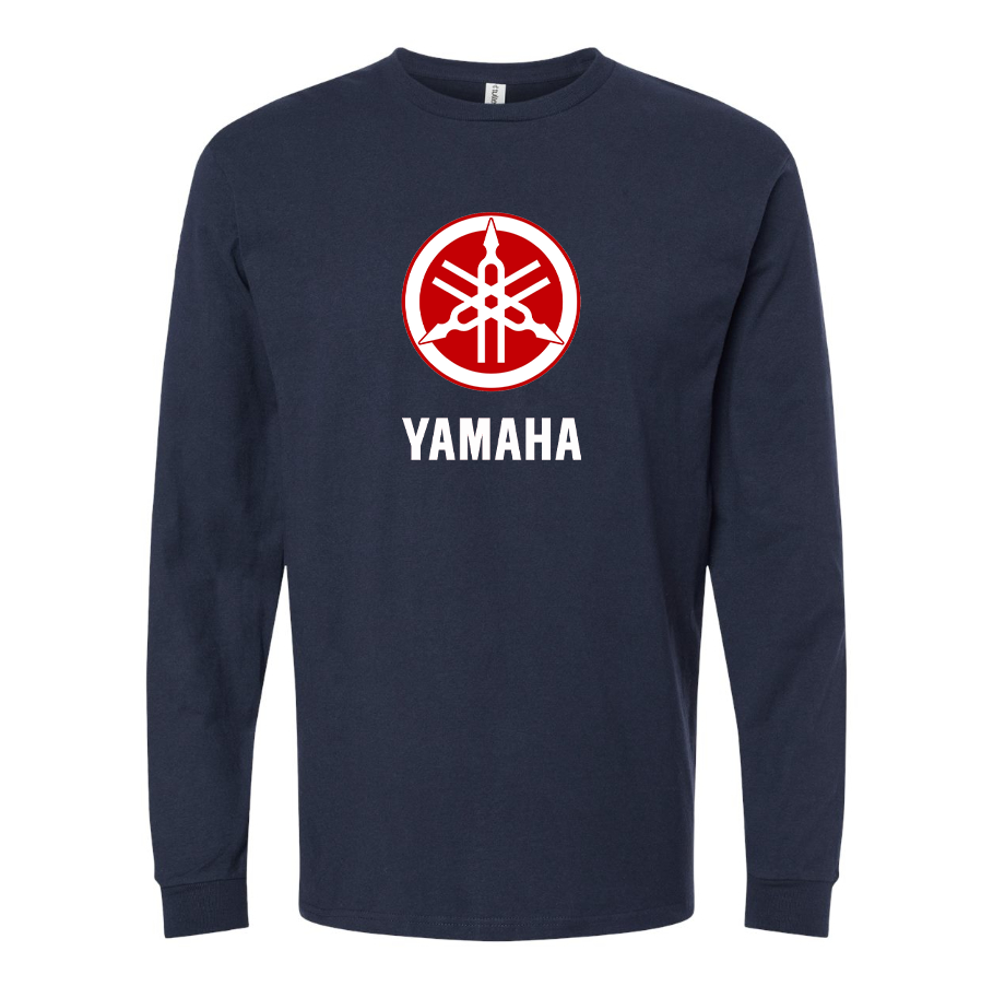 Men's Yamaha Motorcycle Long Sleeve T-Shirt