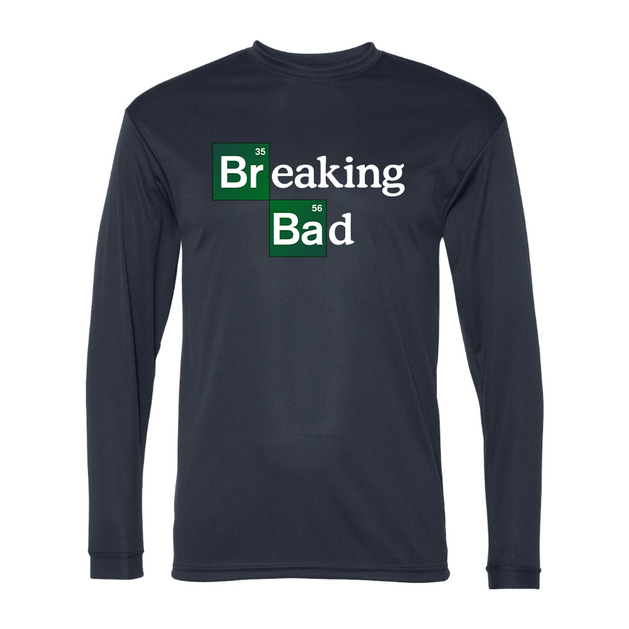 Men's Breaking Bad  Polyester Long Sleeve T-Shirt