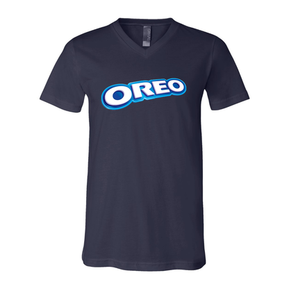 Men's Oreo BELLA + CANVAS - Jersey V-Neck T-Shirt